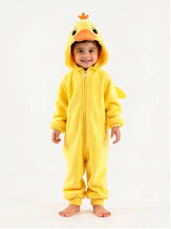 Kigurumi Infantil Patinho Amarelo