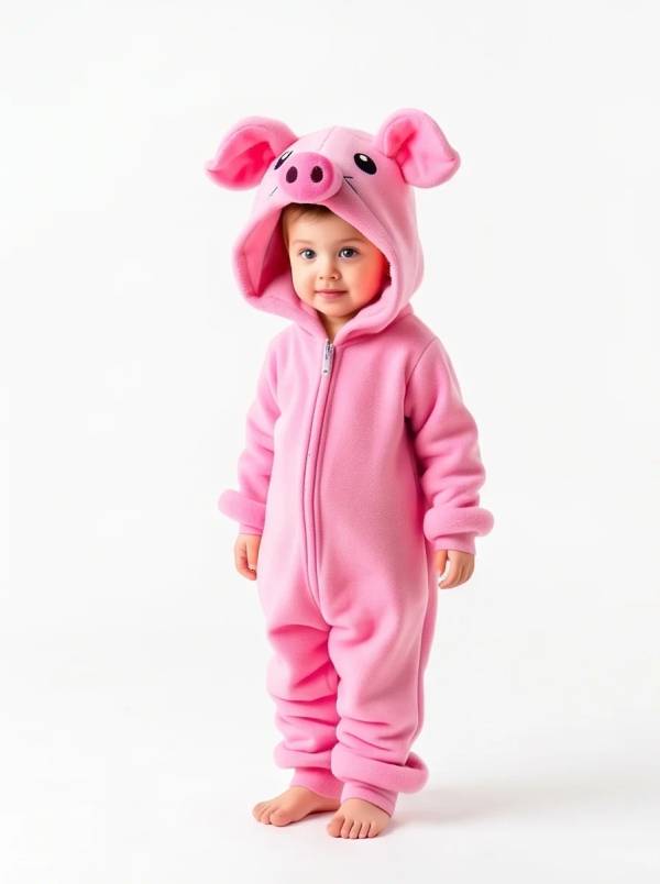 Kigurumi Infantil Porquinho Rosa