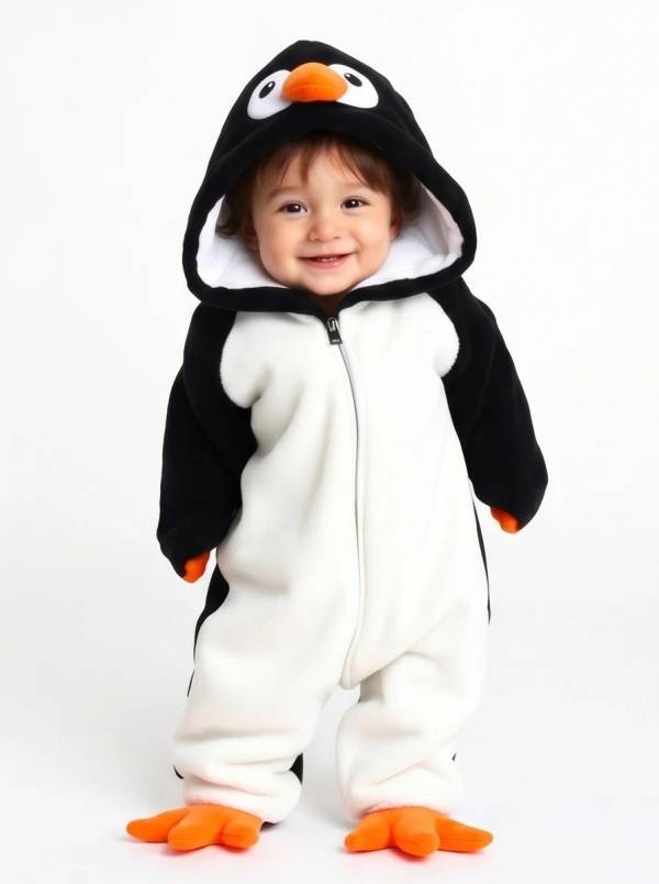 Kigurumi Infantil Pinguim