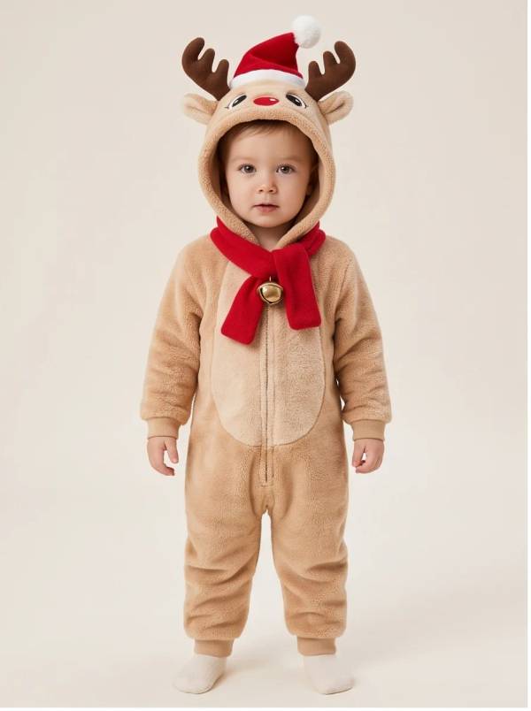 Kigurumi Infantil Rena de Natal