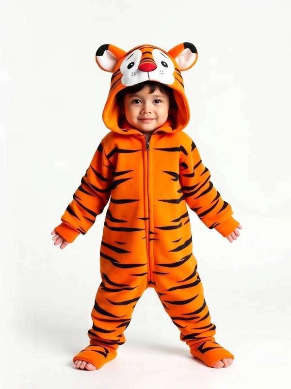Kigurumi Infantil Tigre Laranja