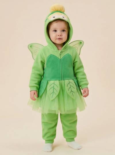 Kigurumi Infantil Fada Verde